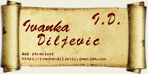 Ivanka Diljević vizit kartica